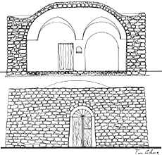 sezione, prospetto dammuso